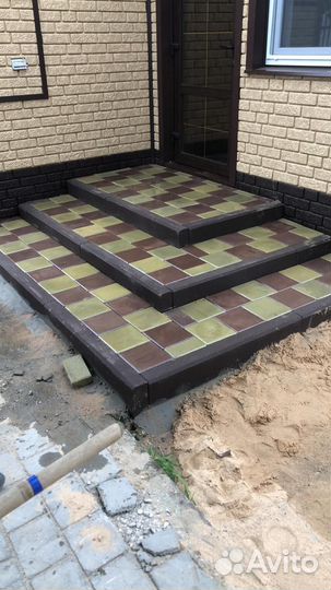 Укладка брусчатки