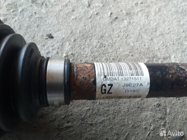 Привод передний левый Chevrolet Cruze 1.8 AT