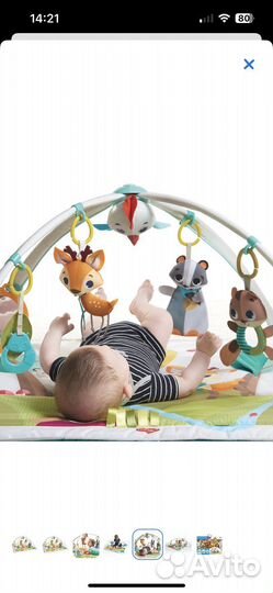 Развивающий коврик tiny love сказочный лес