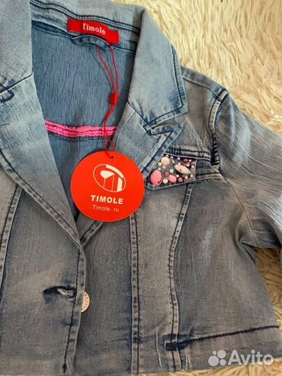 Новый джинсовый жакет