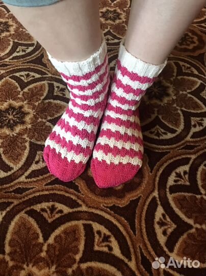 Носки женские, ручной работы, р37-38