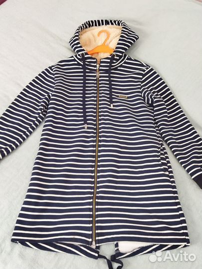 Худи зип 50 р удлиненное теплое с капюшоном