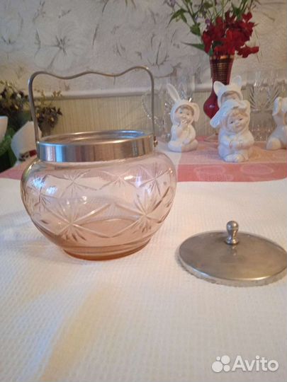 Бисквитница, сахарница стекло - 50 г