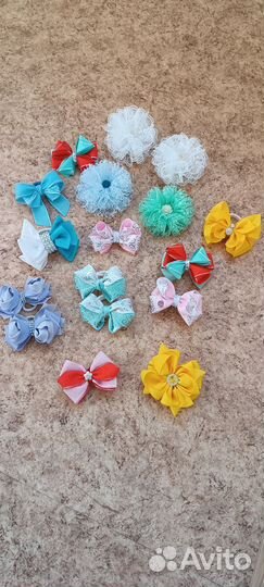 Пакет бантиков ручной работы 17шт
