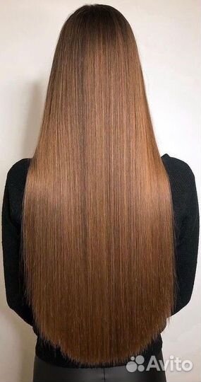 Кератиновое выпрямление волос