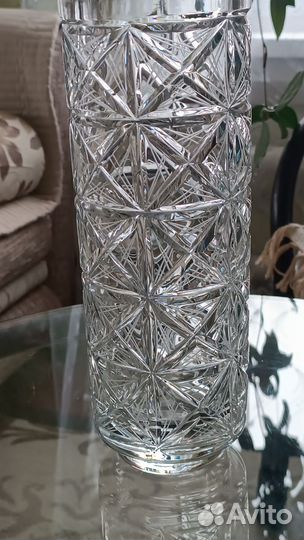 Хрустальная ваза СССР Лзхс