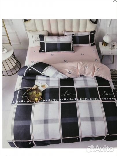 Постельное белье семейное сатин