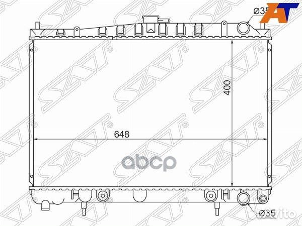 Радиатор Nissan Laurel 93-02 / Skyline 93-01