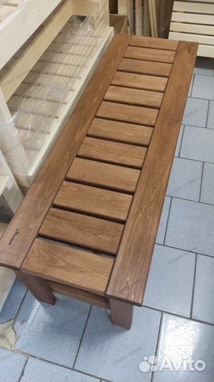 Лавка деревянная дом дача веранда