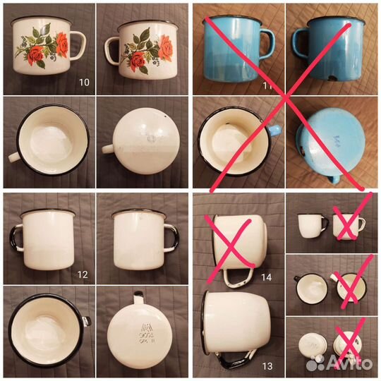 Эмалированная и алюминиевая посуда СССР