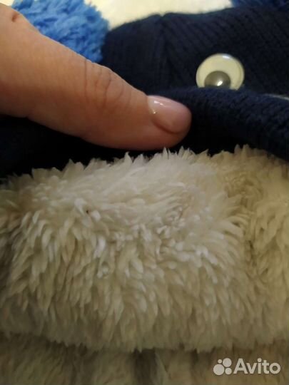 Шапка для мальчика - 1 года зима