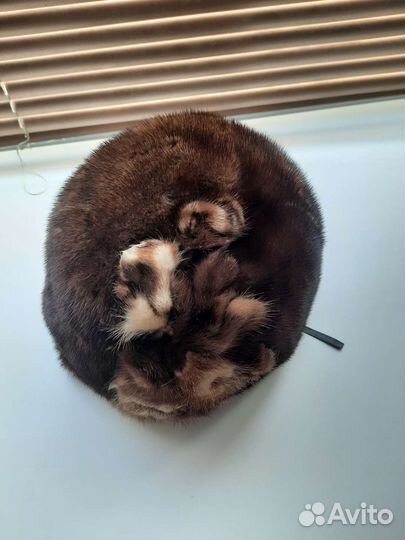 Шапка норковая женская бу