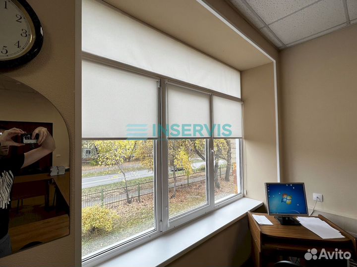 Рулонные шторы день ночь