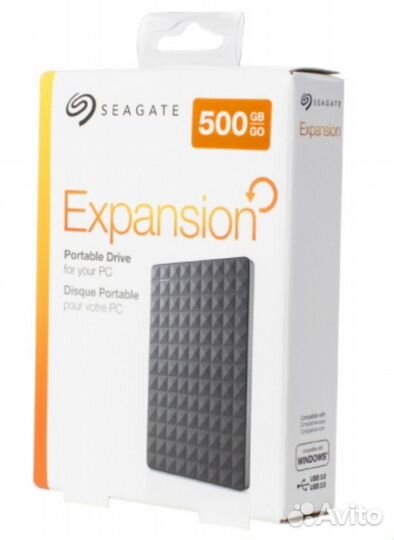 Внешний жесткий диск Seagate Expansion 2.5' 500Gb