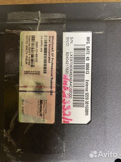 Ноутбук acer ms2205