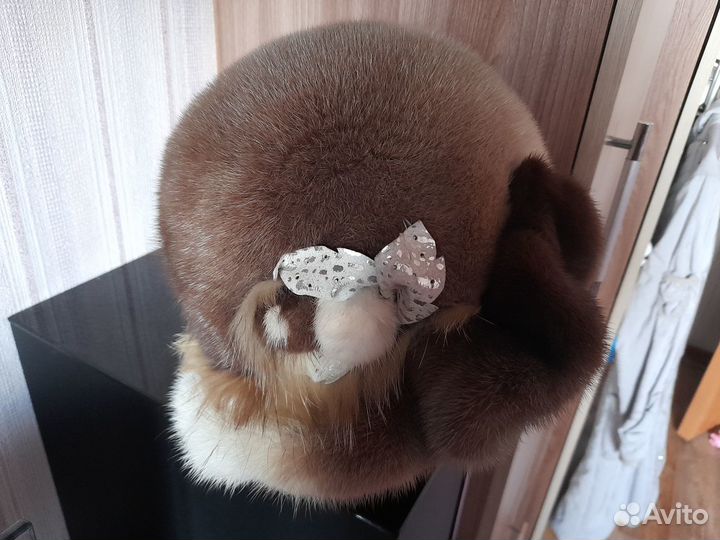 Шапка норковая женская бу