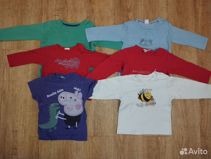 Вещи пакетом на мальчика 74 80 86