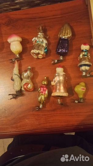 Елочные игрушки СССР советские, винтаж см. Описан