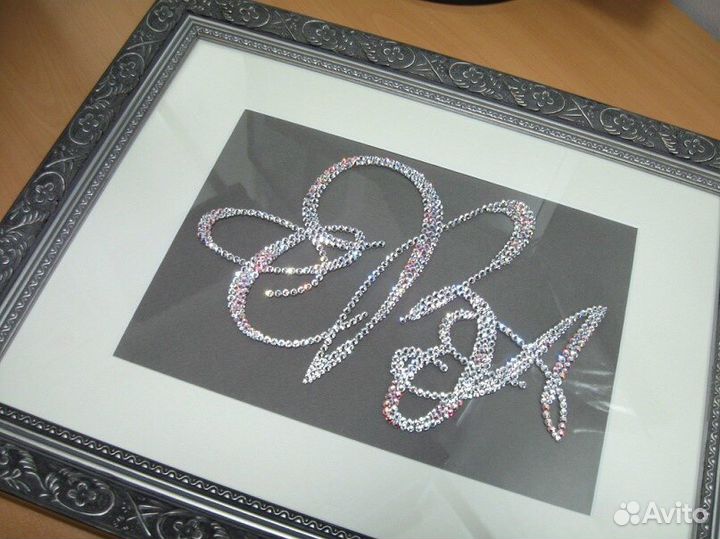 Инкрустация стразами swarovski, картины swarovski