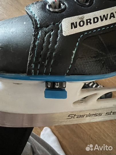 Коньки детские nordway 30-33