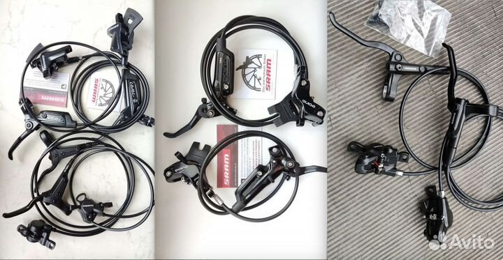 Тормоза Sram, Tektro гидравлика перед/зад, от