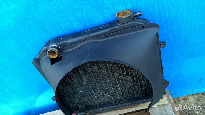 Радиатор с диффузором москвич 401-407