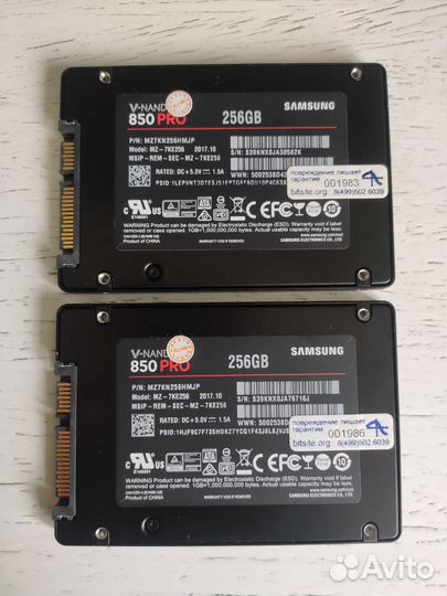 Твердотельный Ssd диск Samsung 850 Pro 256Gb SATA