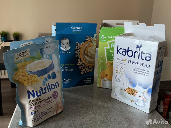 Детские каши безмолочные