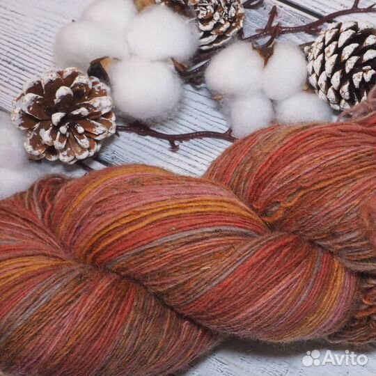 Пряжа Шерсть латвийская Дундага 6/2