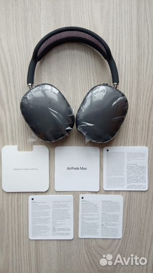 Наушники беспроводные Air Pods Max, тёмно-серые