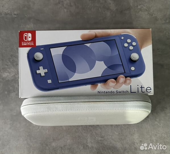 Nintendo switch lite + чехол + карта 128Гб
