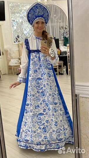 Национальный русско-народный костюм женский