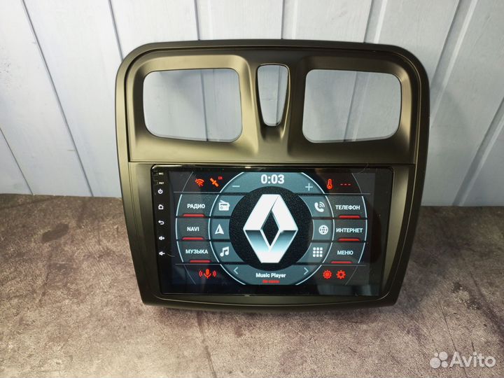 Магнитола Renault logan 2 sandero 2 IPS