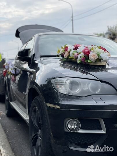 Свадебное украшение на авто (прокат)