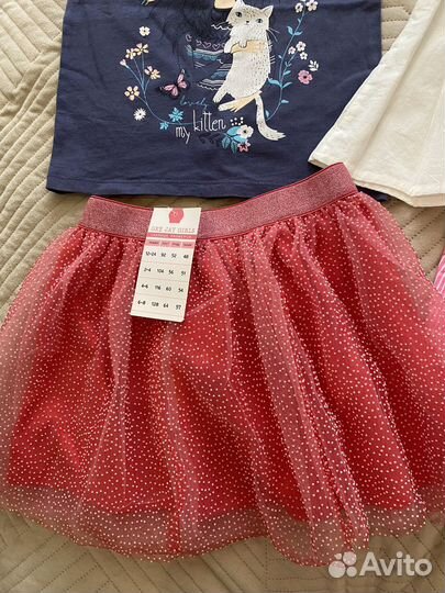 Вещи пакетом на девочку 110-116