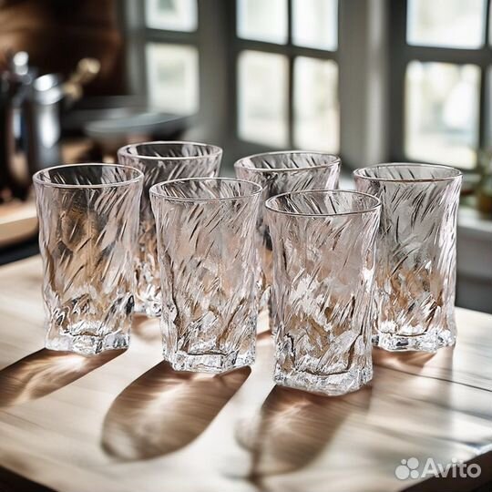 Набор стаканов 6шт, бокалы набор, стаканы