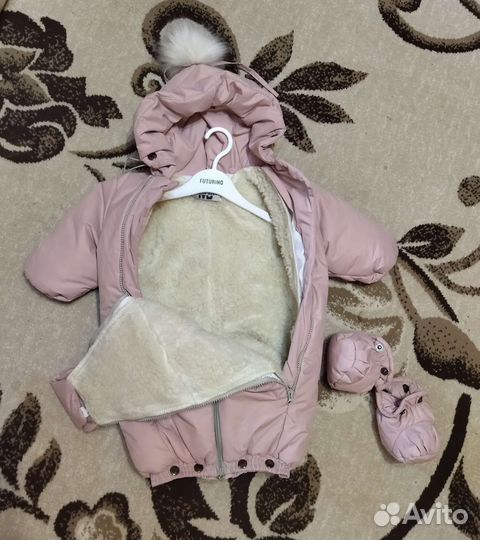 Зимний комбинезон для девочки