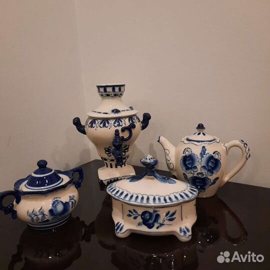 Гжельский фарфор СССР. оригинал