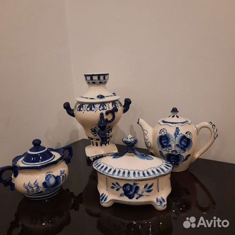 Гжельский фарфор СССР. оригинал