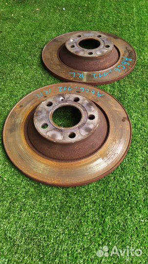 Диск тормозной пара задний Audi A6 Allroad C6 AUK
