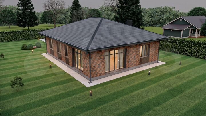 Коттедж 125 м² на участке 6 сот.