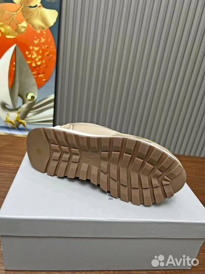 Кроссовки Brunello Cucinelli замша бежевые