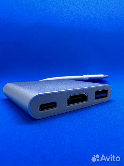 Адаптер type c 3 в 1 / внешняя видеокарта