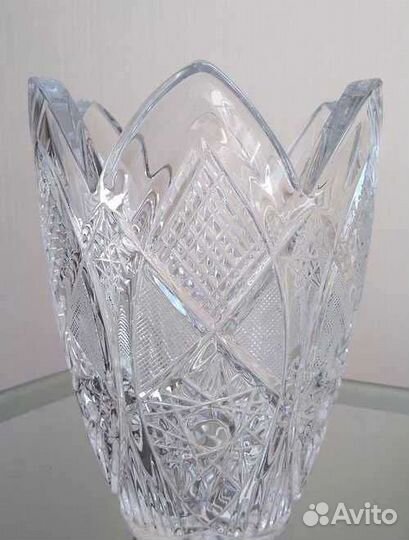 Хрустальная ваза чехия