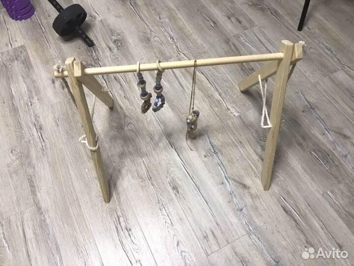 Деревянная развивающий тренажер мобиль монтессори