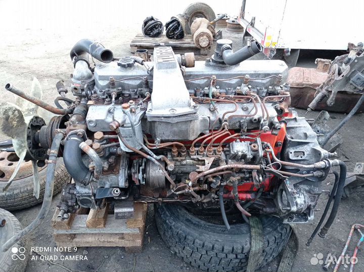 Двигатель H07C в разборе, Хино Ренджер