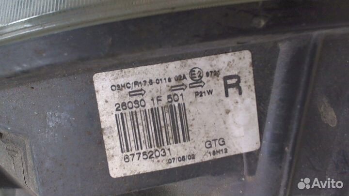 Фара (передняя) Nissan Micra K11E, 2002