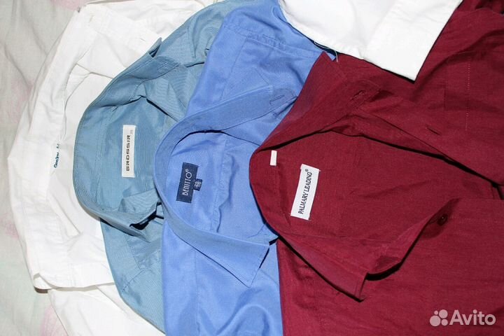 Рубашки школьные пакетом, рост 116