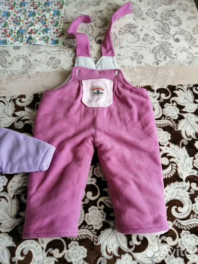 Вещи пакетом на девочку 68-74-80 плюс костюм осен