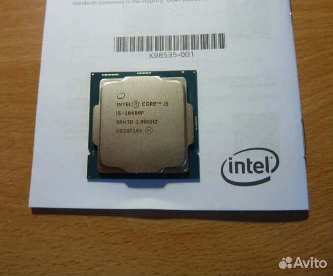 Cpu Intel core i5 10400f